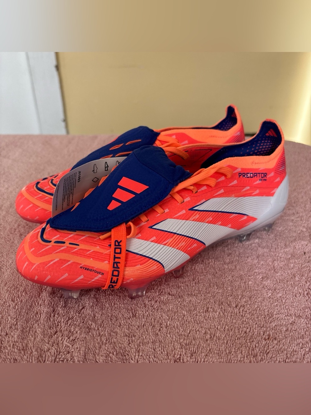 Adidas PREDATOR ELITE Fold Tongue FG Soccer Cleat JI1093 Men Sz 6.5 Women Sz 7.5